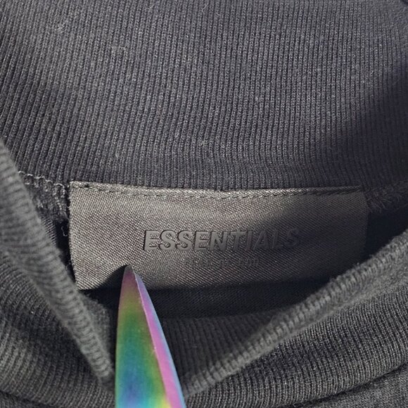 Essentials Fear Of God Oversized Mens XL Short Sleeve Black T Shirt - Picture 4 of 9